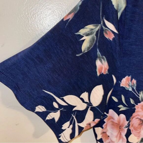 Beeson River Navy Blue Floral Maxi Dress - Picture 4 of 6
